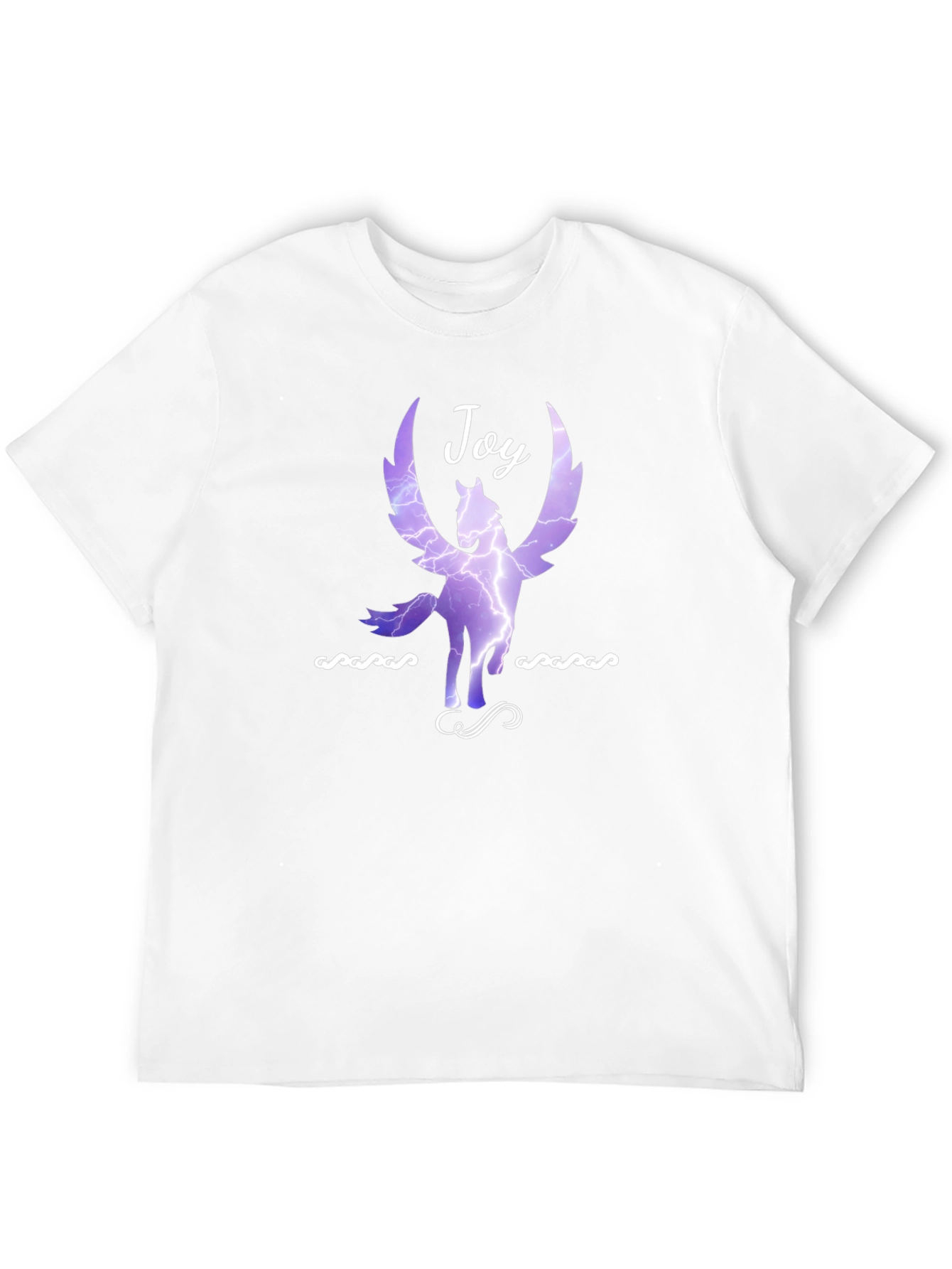 Joy Pegasus Graphic Tee - Black
