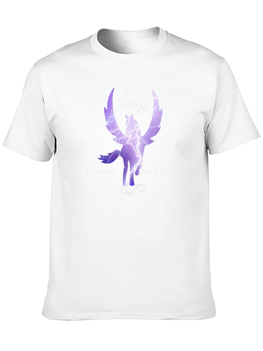 Joy Pegasus Graphic Tee - Black