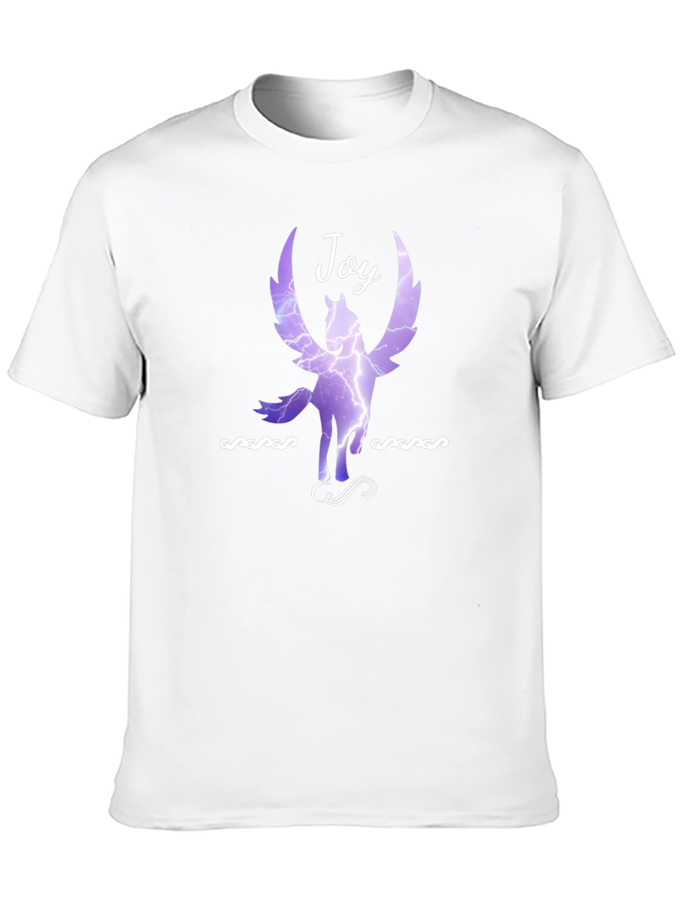 Joy Pegasus Graphic Tee - Black