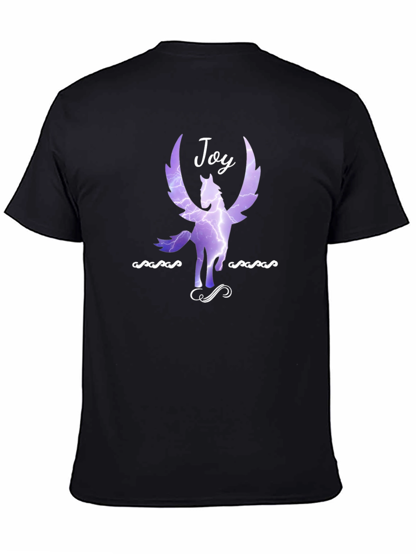 Joy Pegasus Graphic Tee - Black