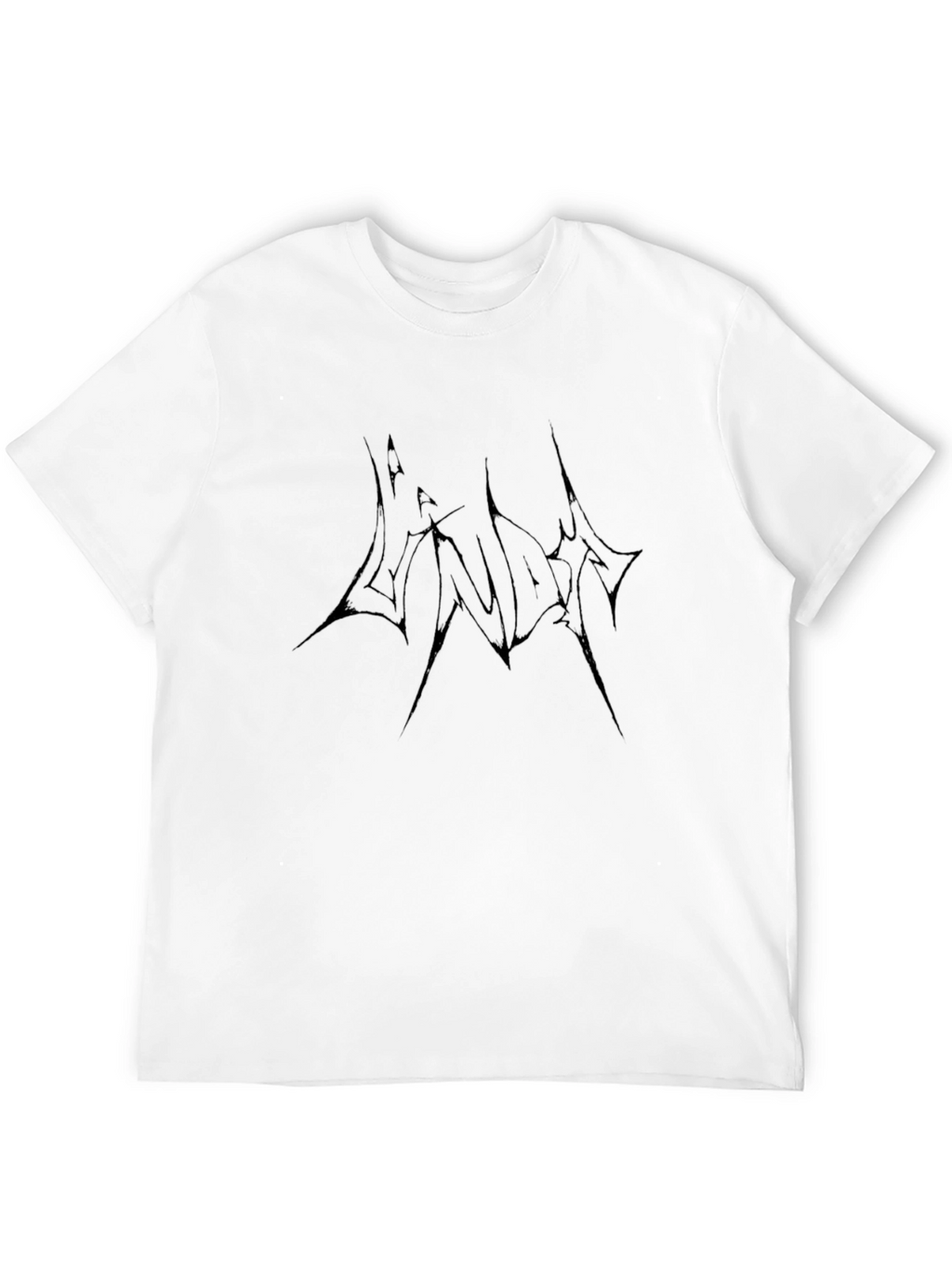 Edgy Black Graphic Tee - Dark Style