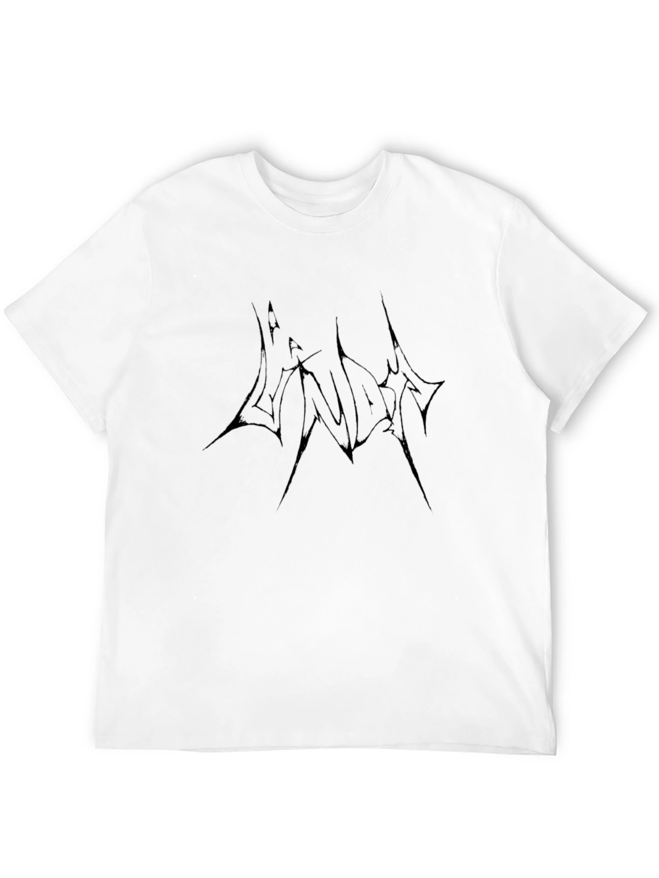 Edgy Black Graphic Tee - Dark Style