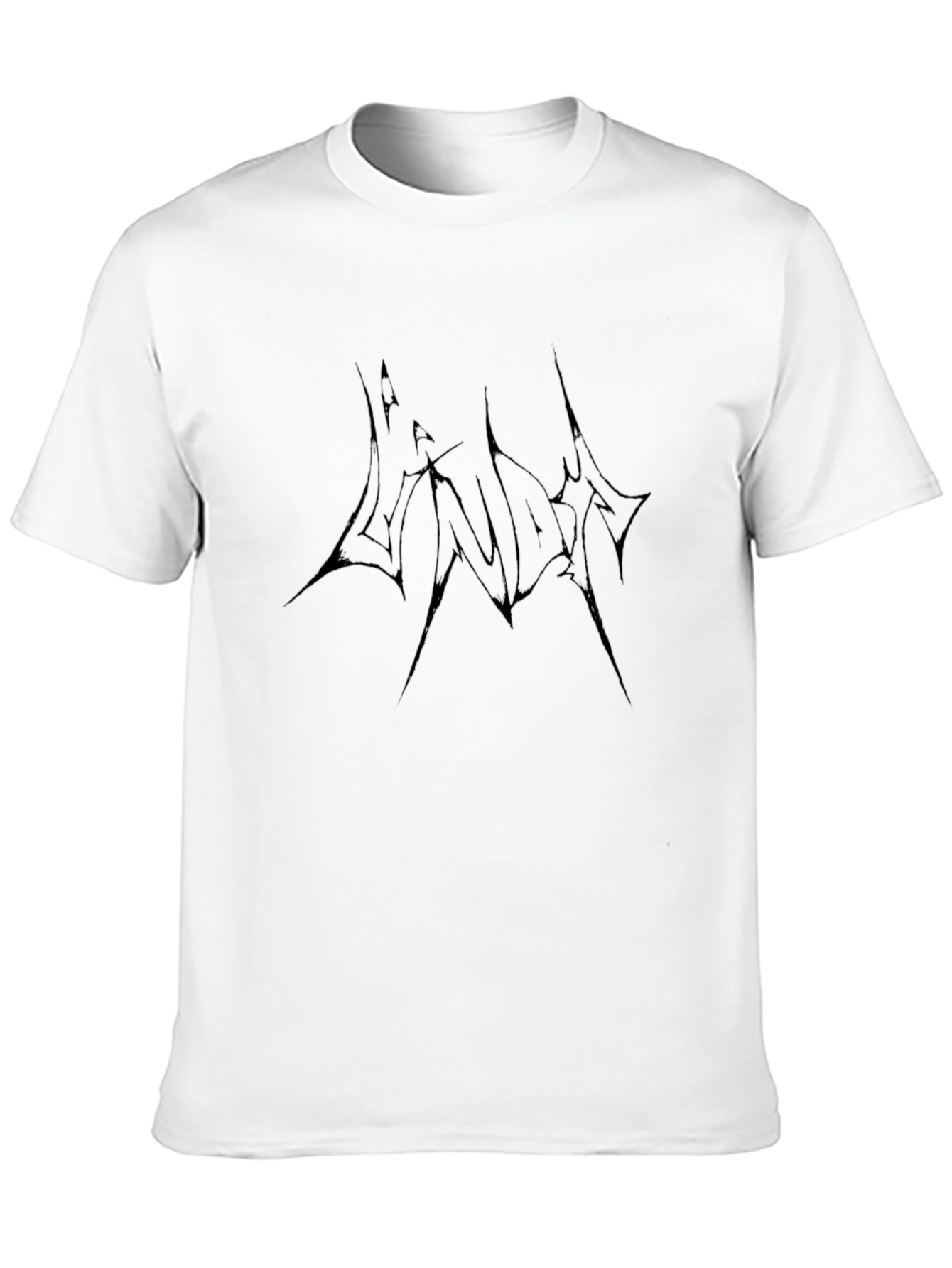 Edgy Black Graphic Tee - Dark Style
