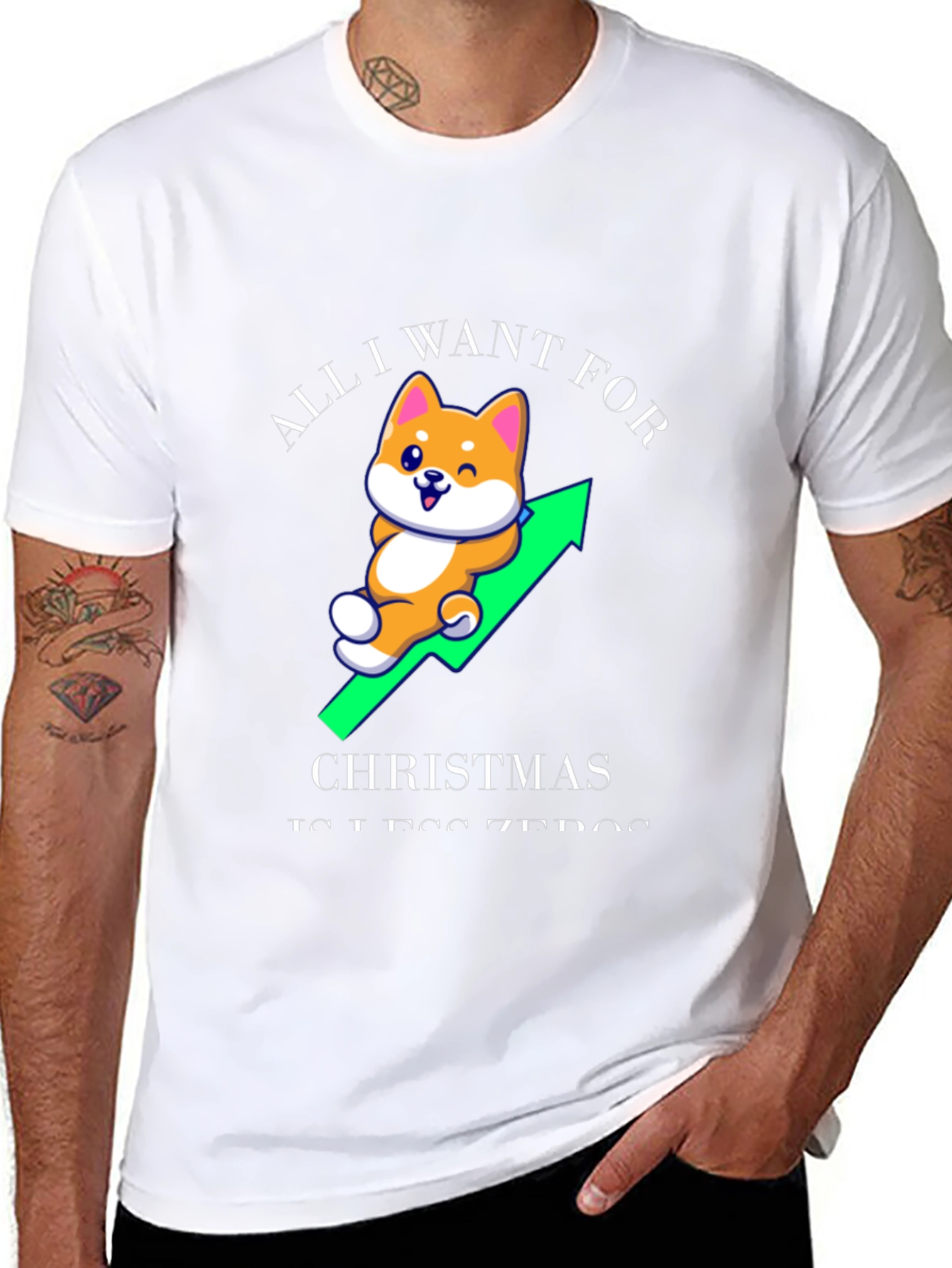Crypto Christmas Doge T-Shirt