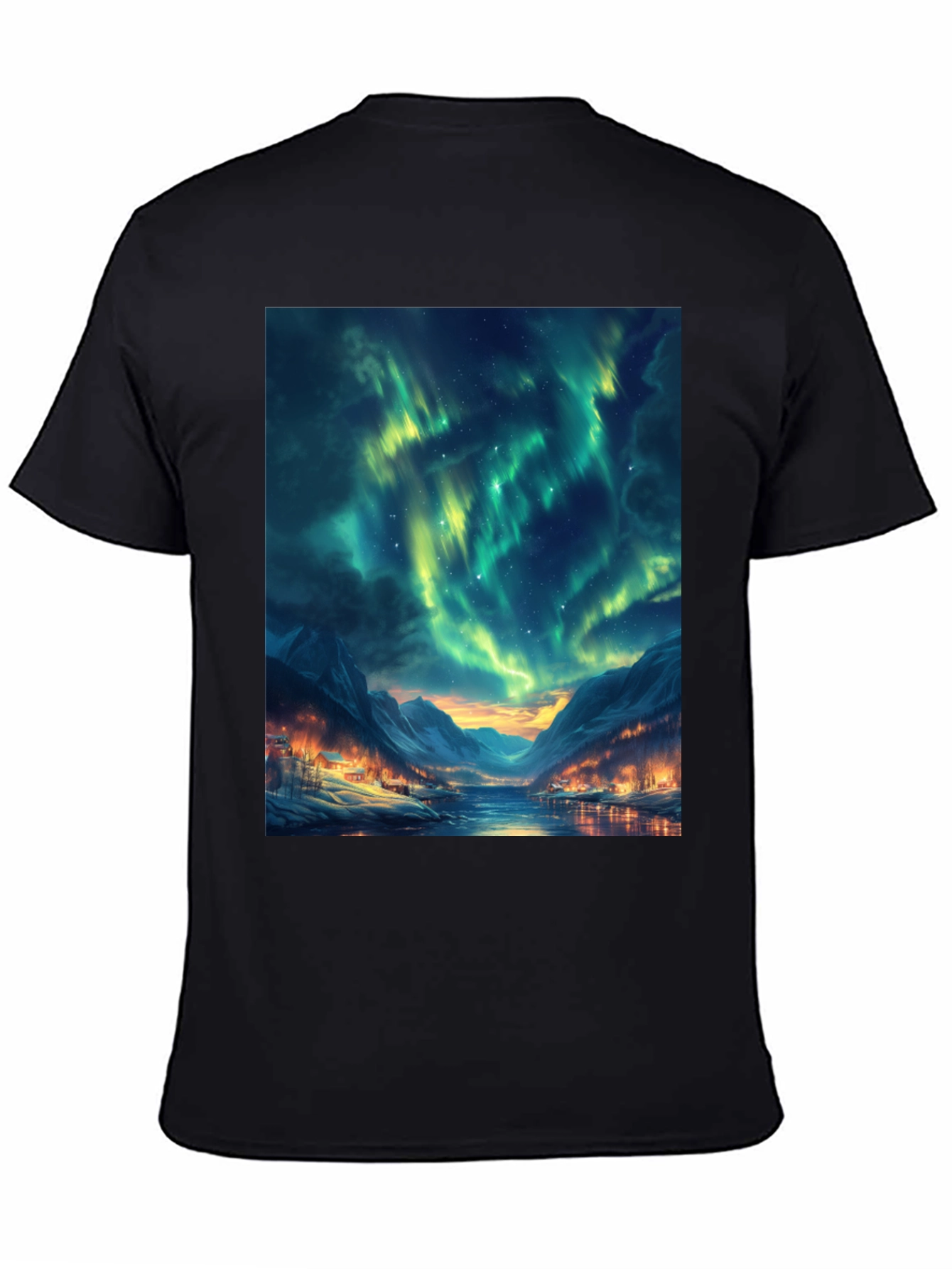 Aurora Borealis Graphic T-Shirt - Northern Lights Tee