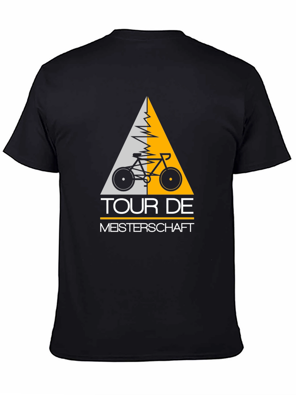 Tour De Meisterschaft Bicycle Graphic Tee - Black