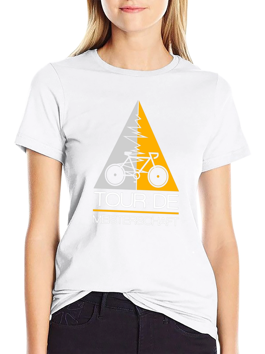 Tour De Meisterschaft Bicycle Graphic Tee - Black