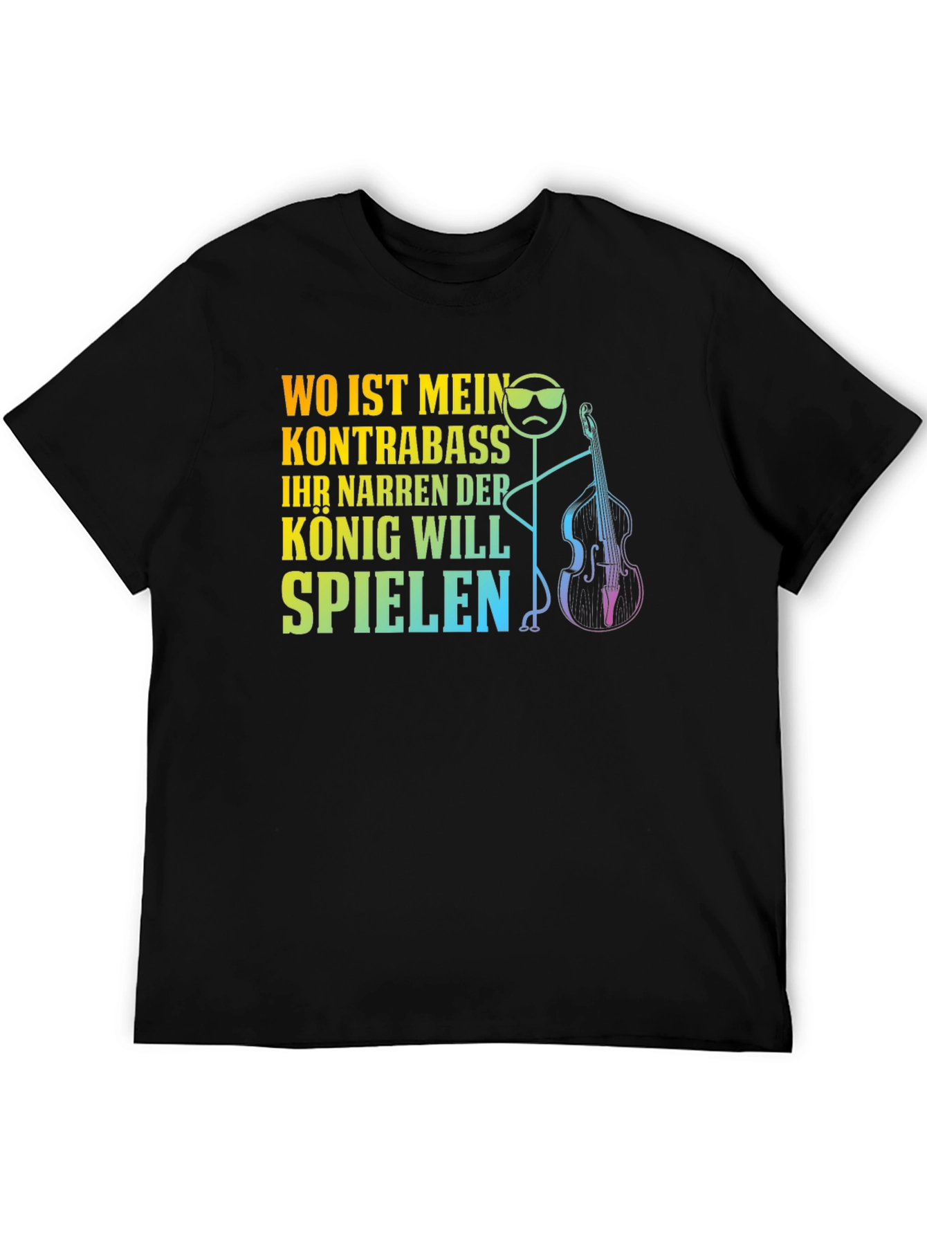 Musician Stick Figure T-Shirt