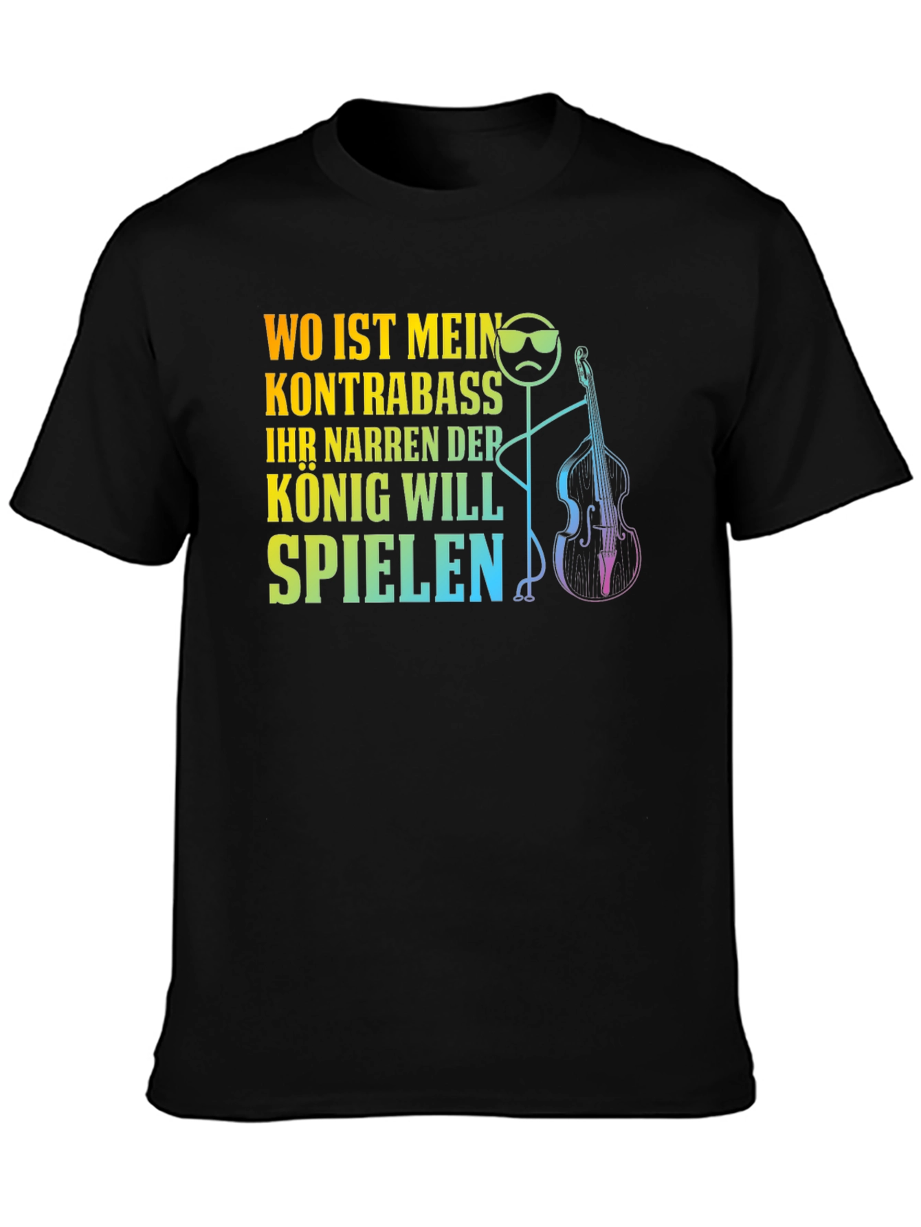 Musician Stick Figure T-Shirt