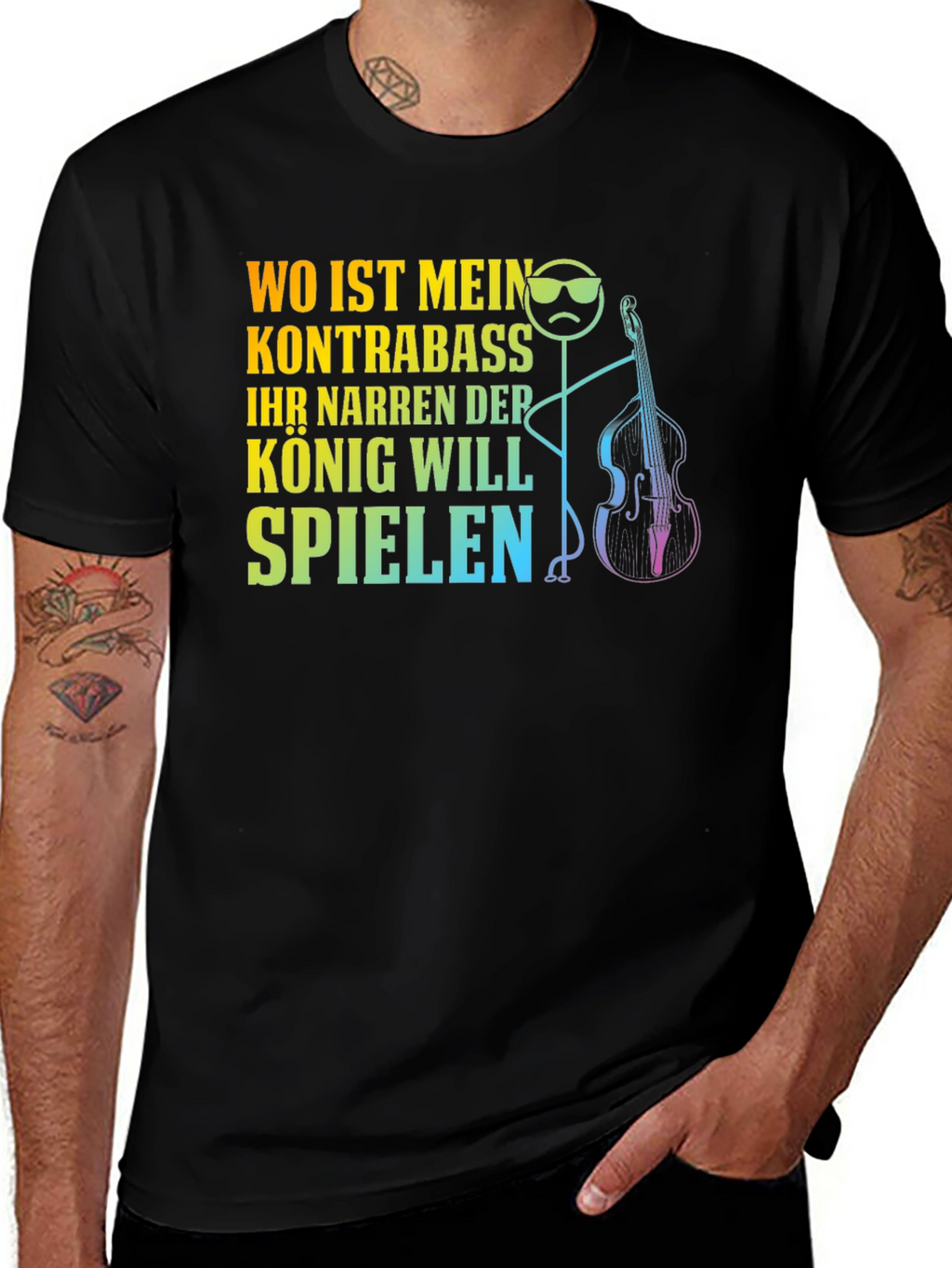 Musician Stick Figure T-Shirt