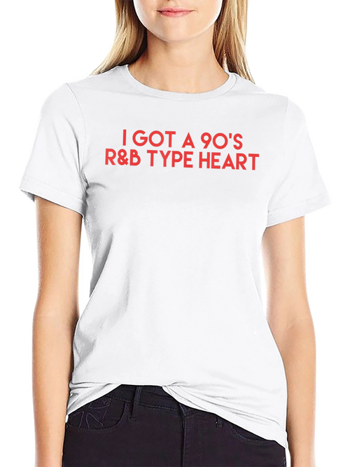 90s R&B Type Heart T-Shirt