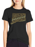 Connecticut State Floral Map Tee