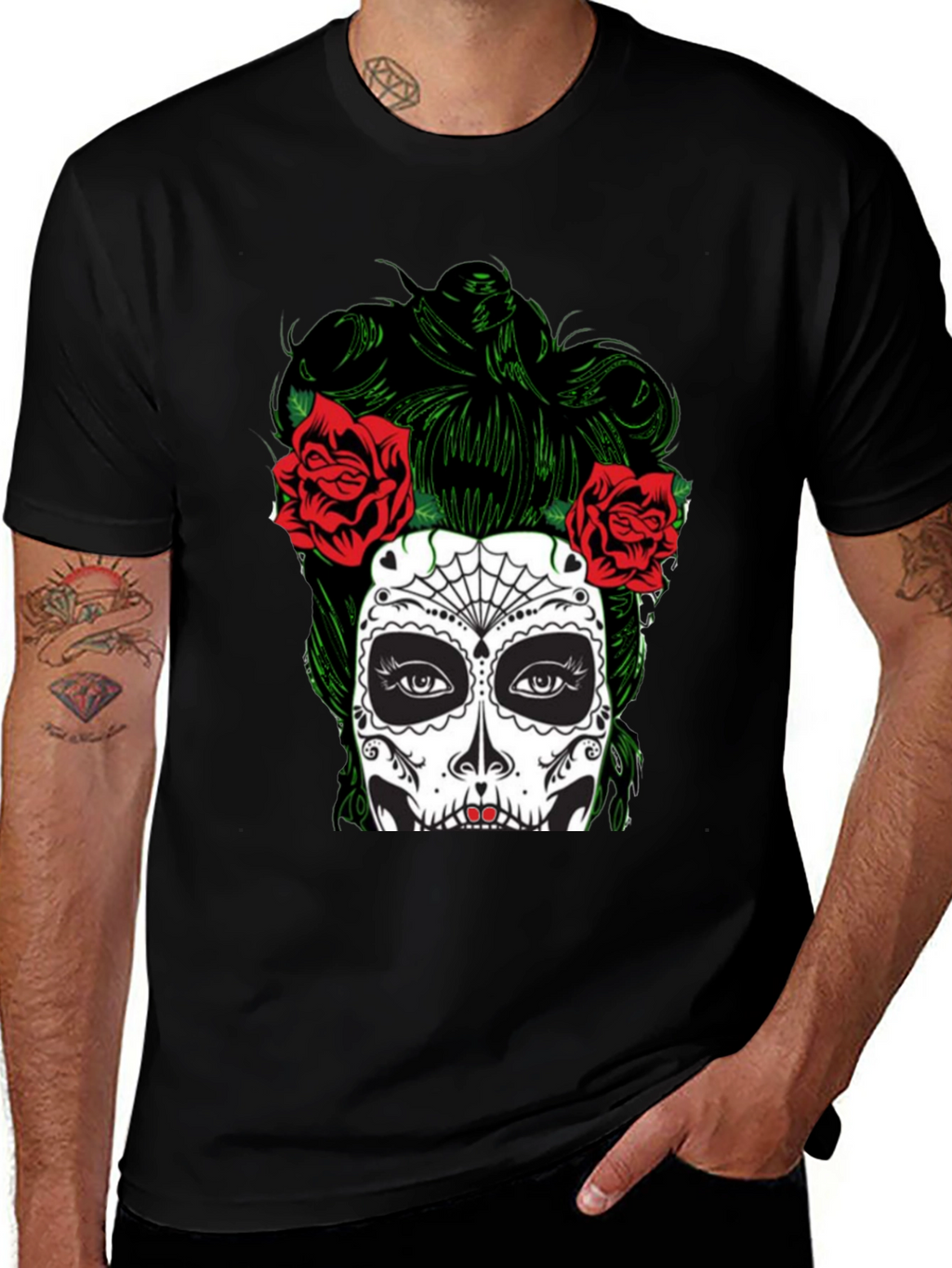 Sugar Skull T-Shirt - Day of the Dead Tee