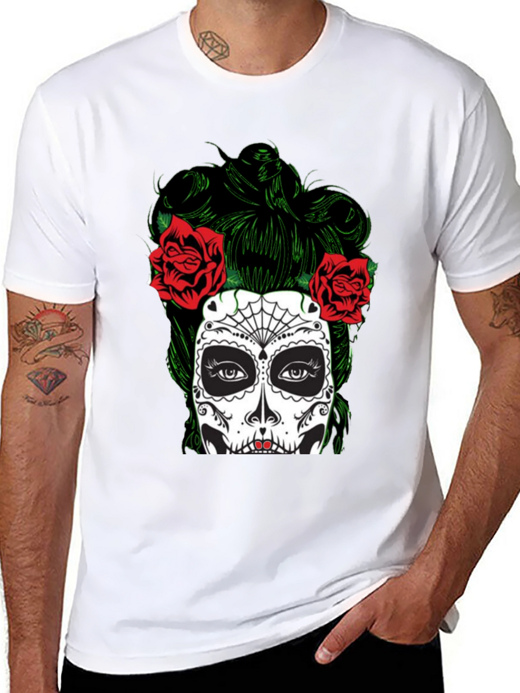 Sugar Skull T-Shirt - Day of the Dead Tee