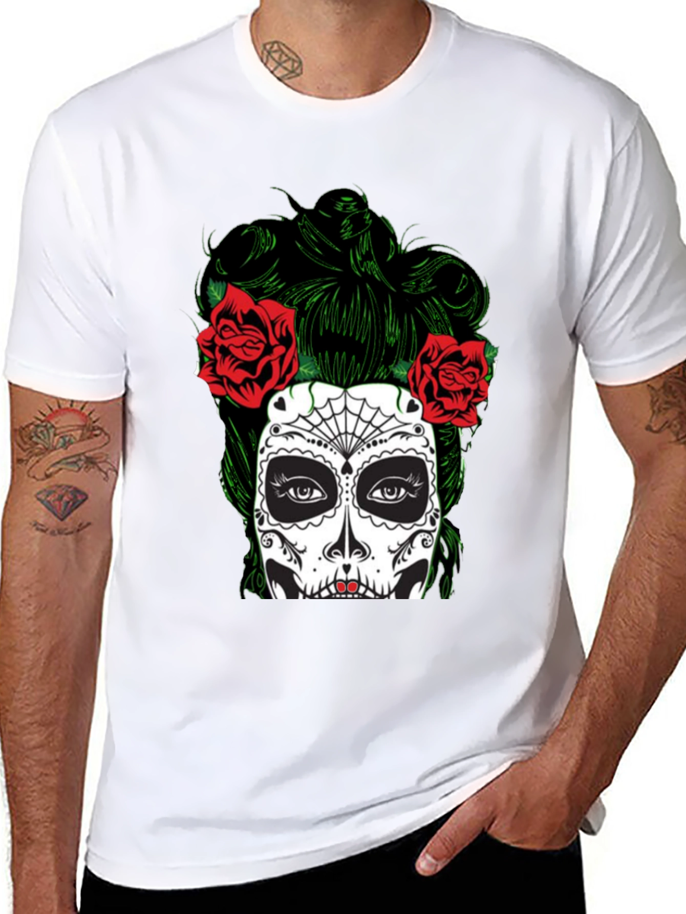 Sugar Skull T-Shirt - Day of the Dead Tee