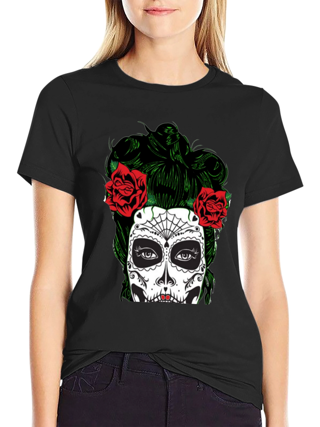 Sugar Skull T-Shirt - Day of the Dead Tee