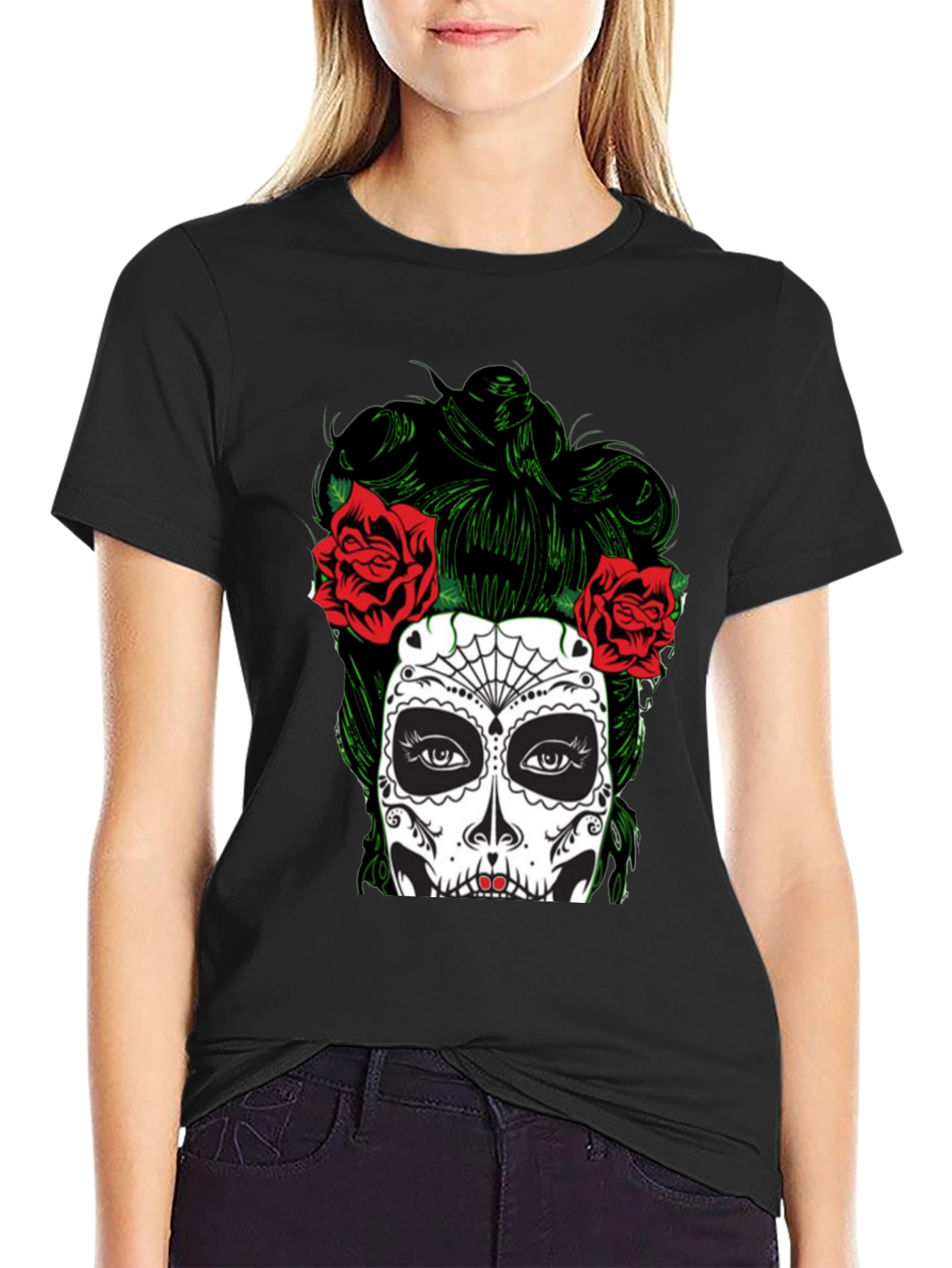 Sugar Skull T-Shirt - Day of the Dead Tee
