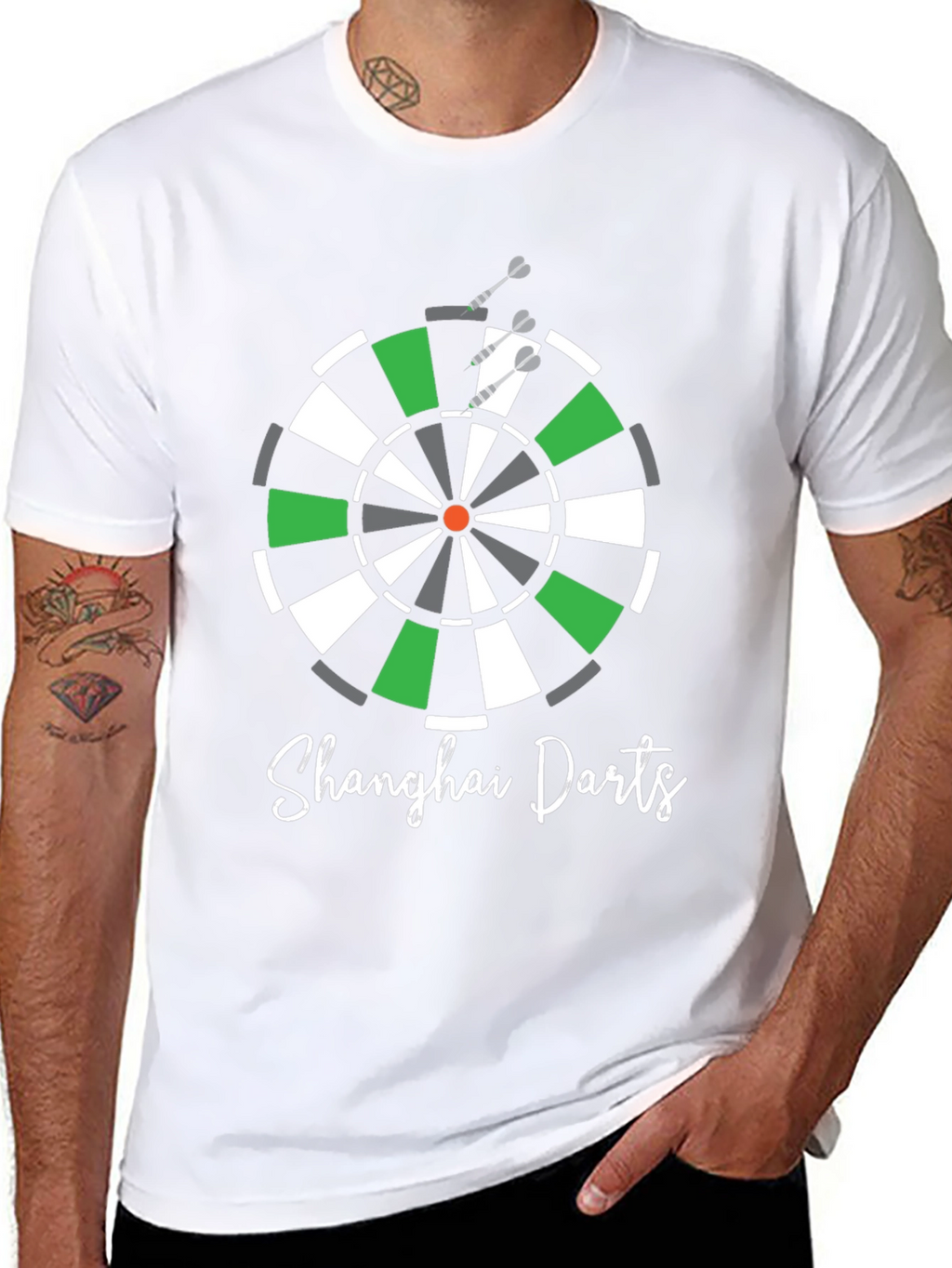 Shanghai Darts Graphic T-Shirt