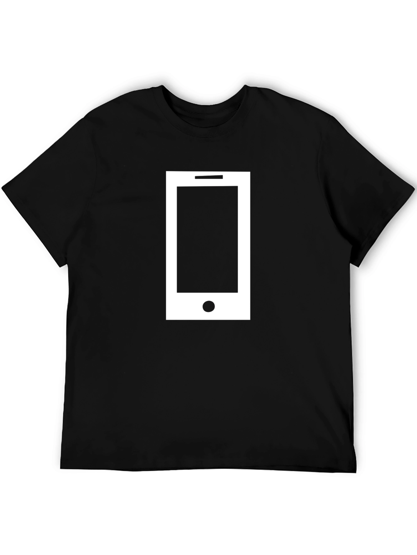 Smartphone Graphic Tee - Tech Style T-Shirt