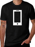 Smartphone Graphic Tee - Tech Style T-Shirt
