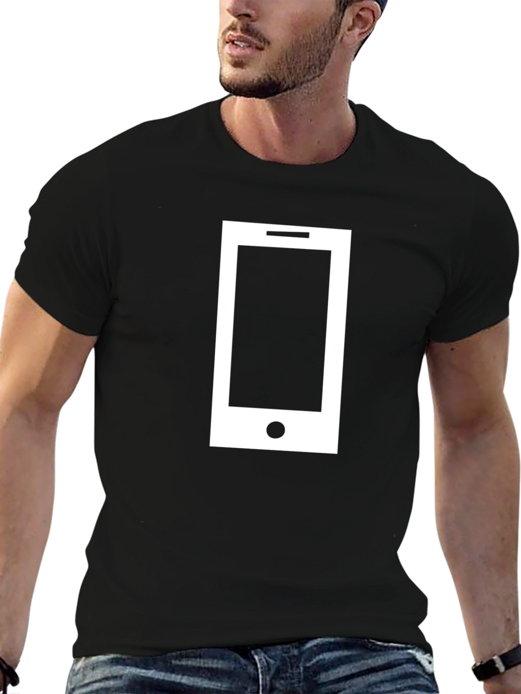 Smartphone Graphic Tee - Tech Style T-Shirt