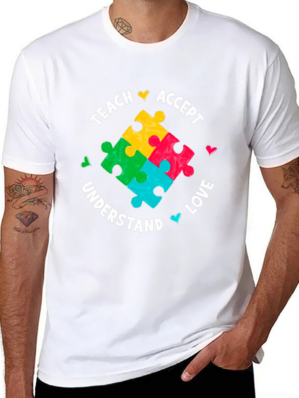 Autism Awareness Tee: Teach Accept Love