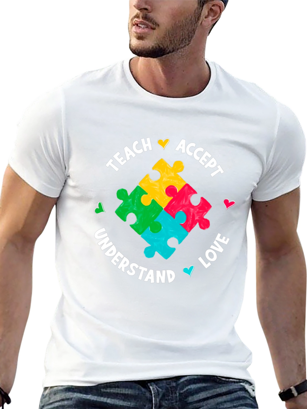 Autism Awareness Tee: Teach Accept Love
