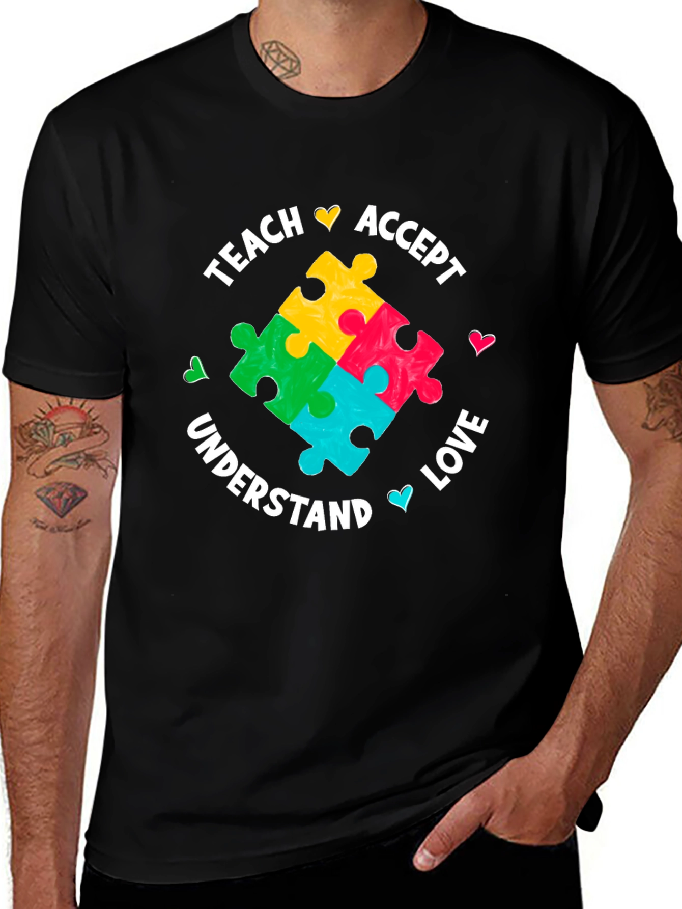 Autism Awareness Tee: Teach Accept Love