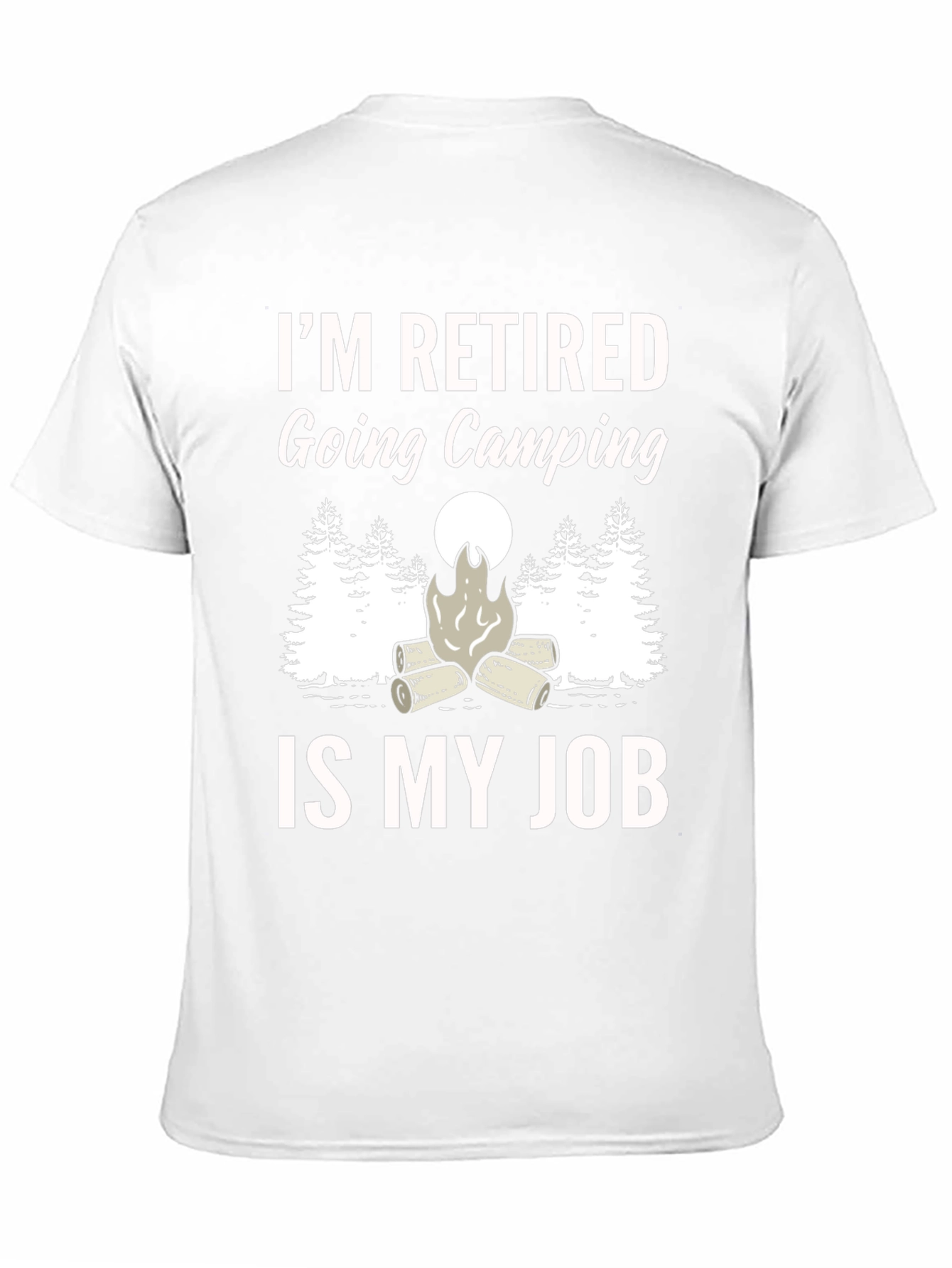 Retired Camping Graphic Tee
