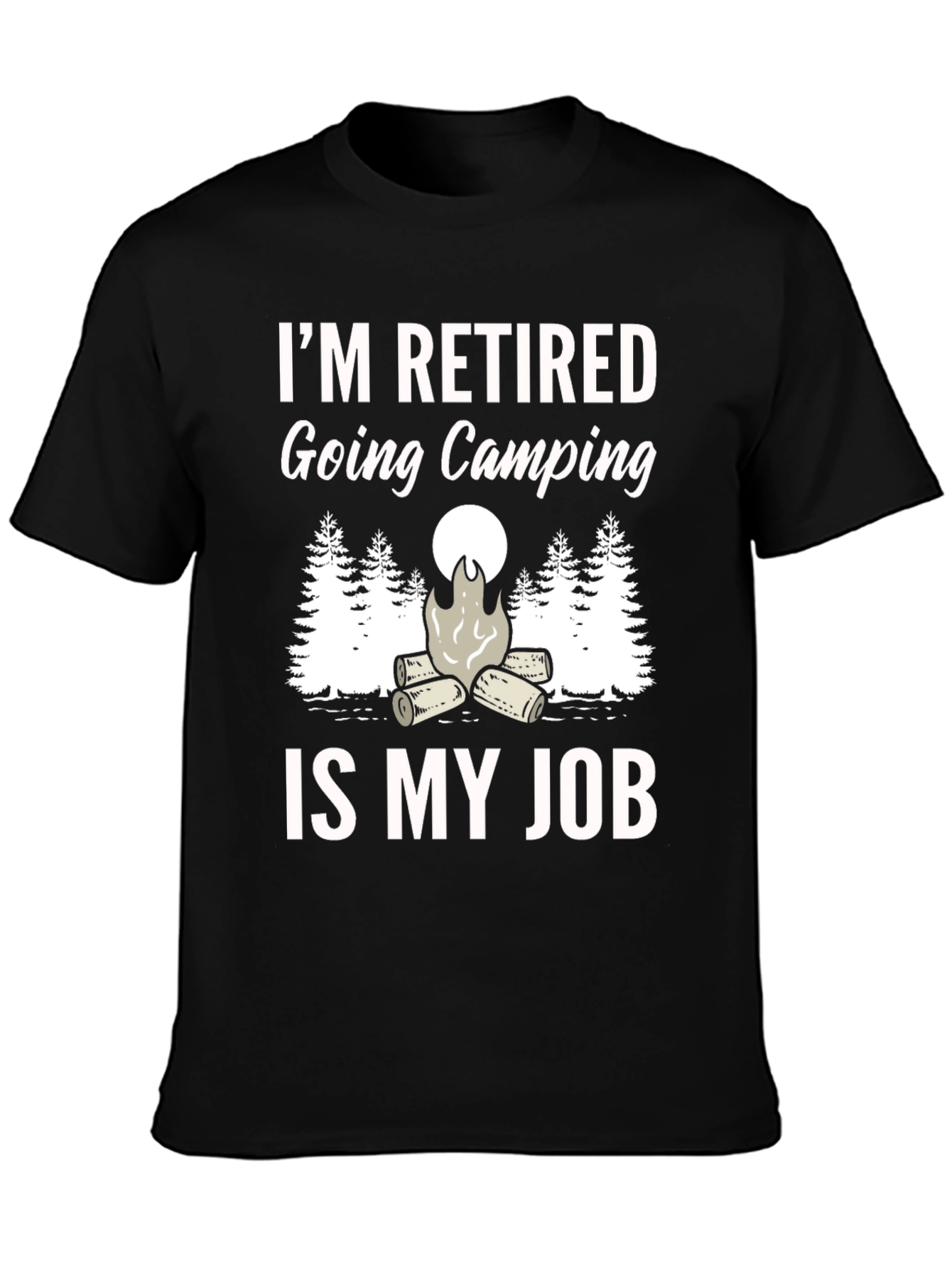 Retired Camping Graphic Tee