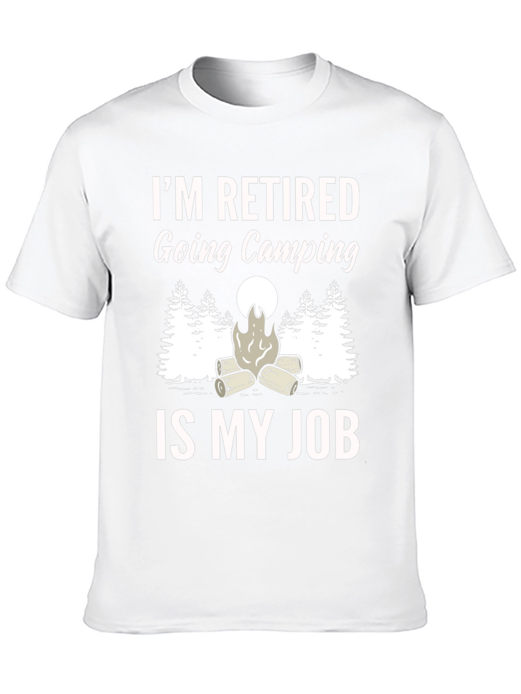 Retired Camping Graphic Tee