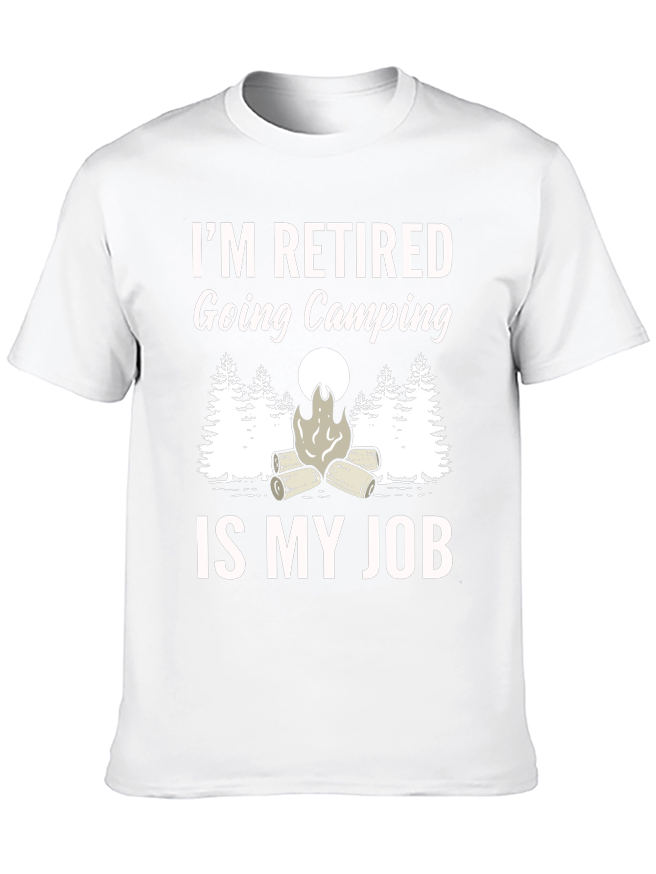 Retired Camping Graphic Tee