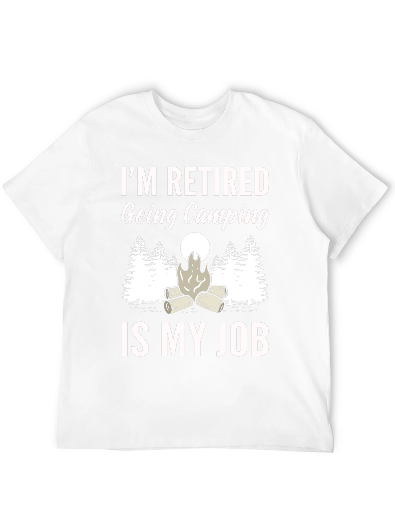 Retired Camping Graphic Tee