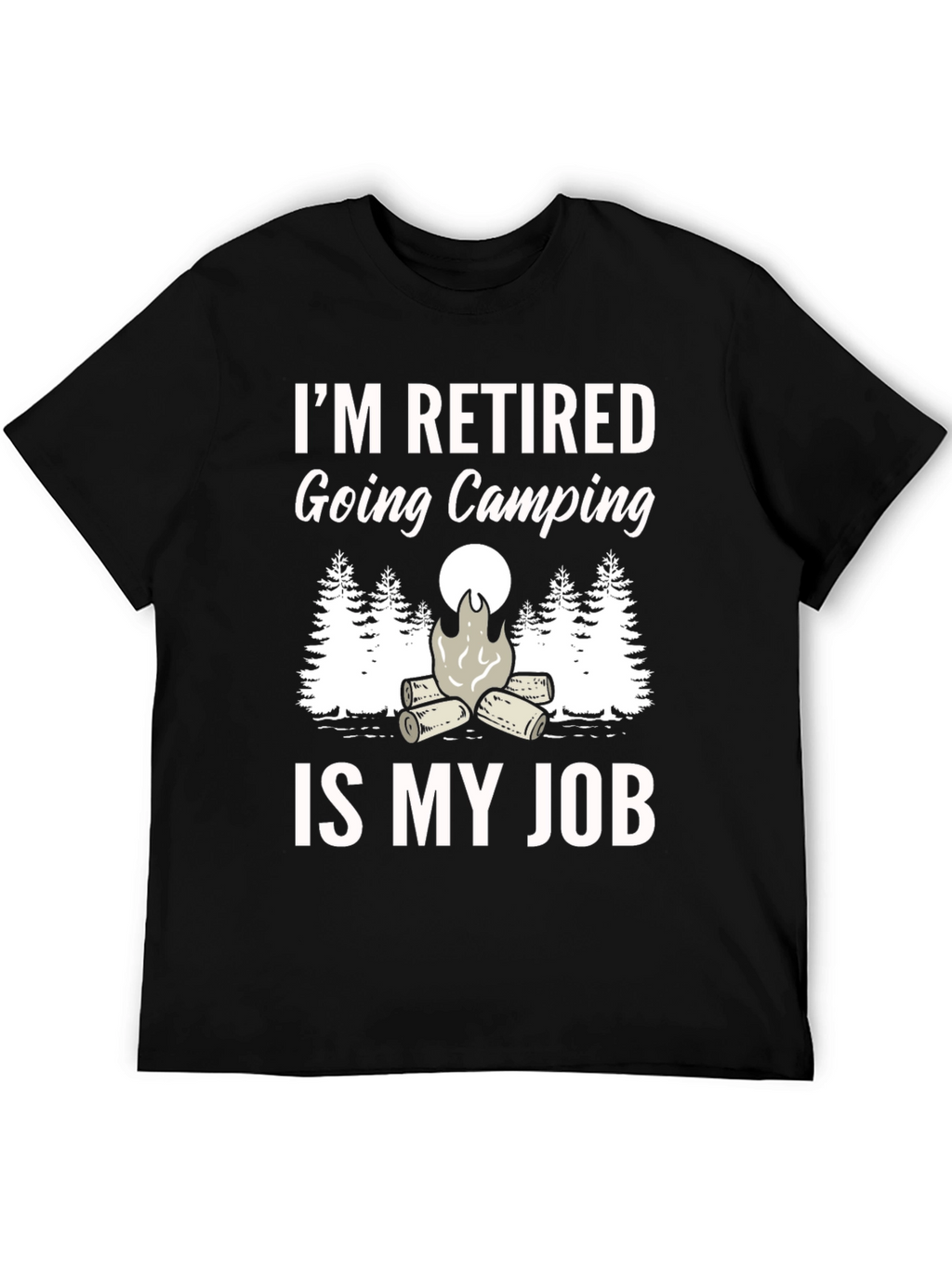 Retired Camping Graphic Tee