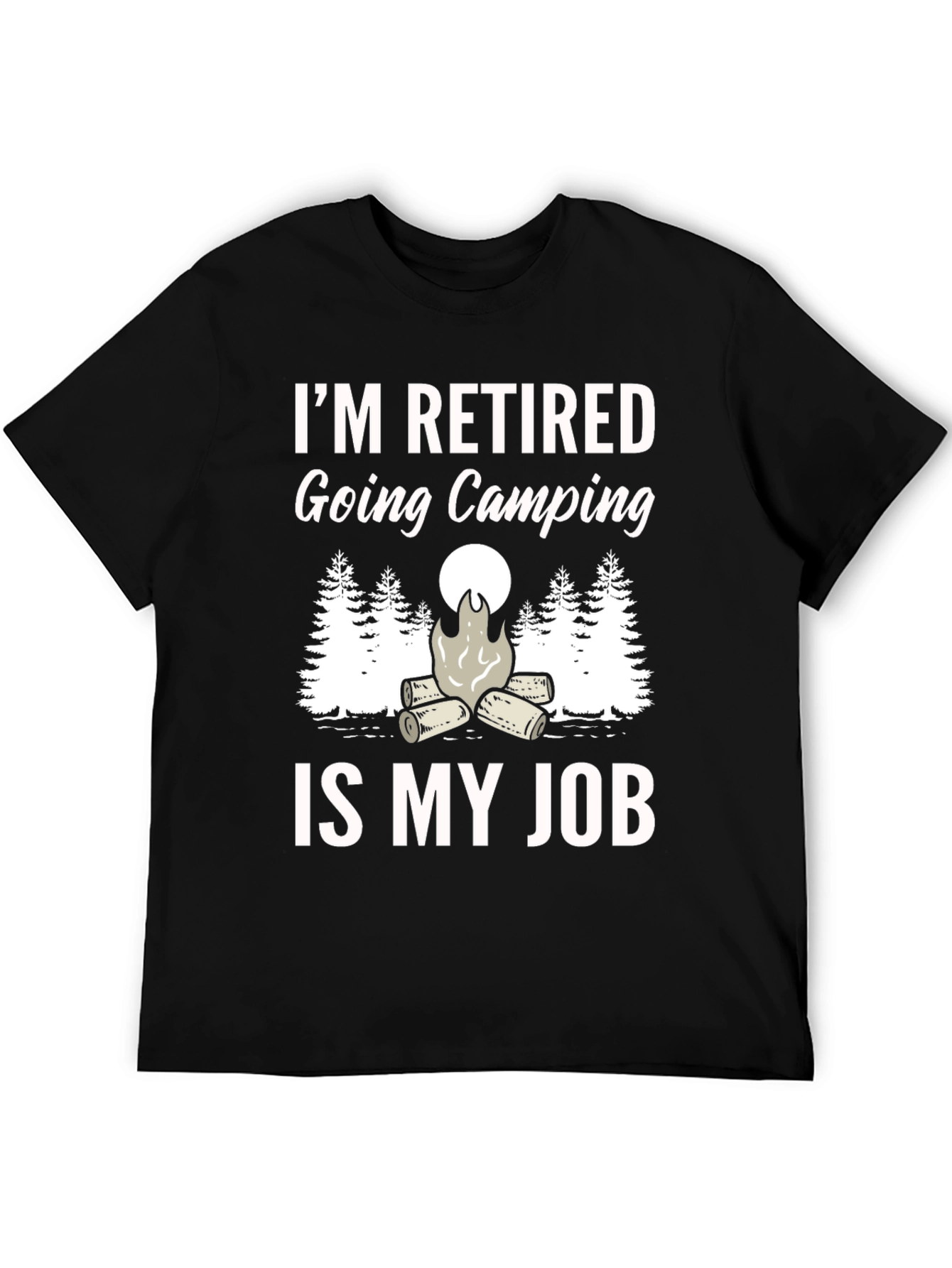 Retired Camping Graphic Tee