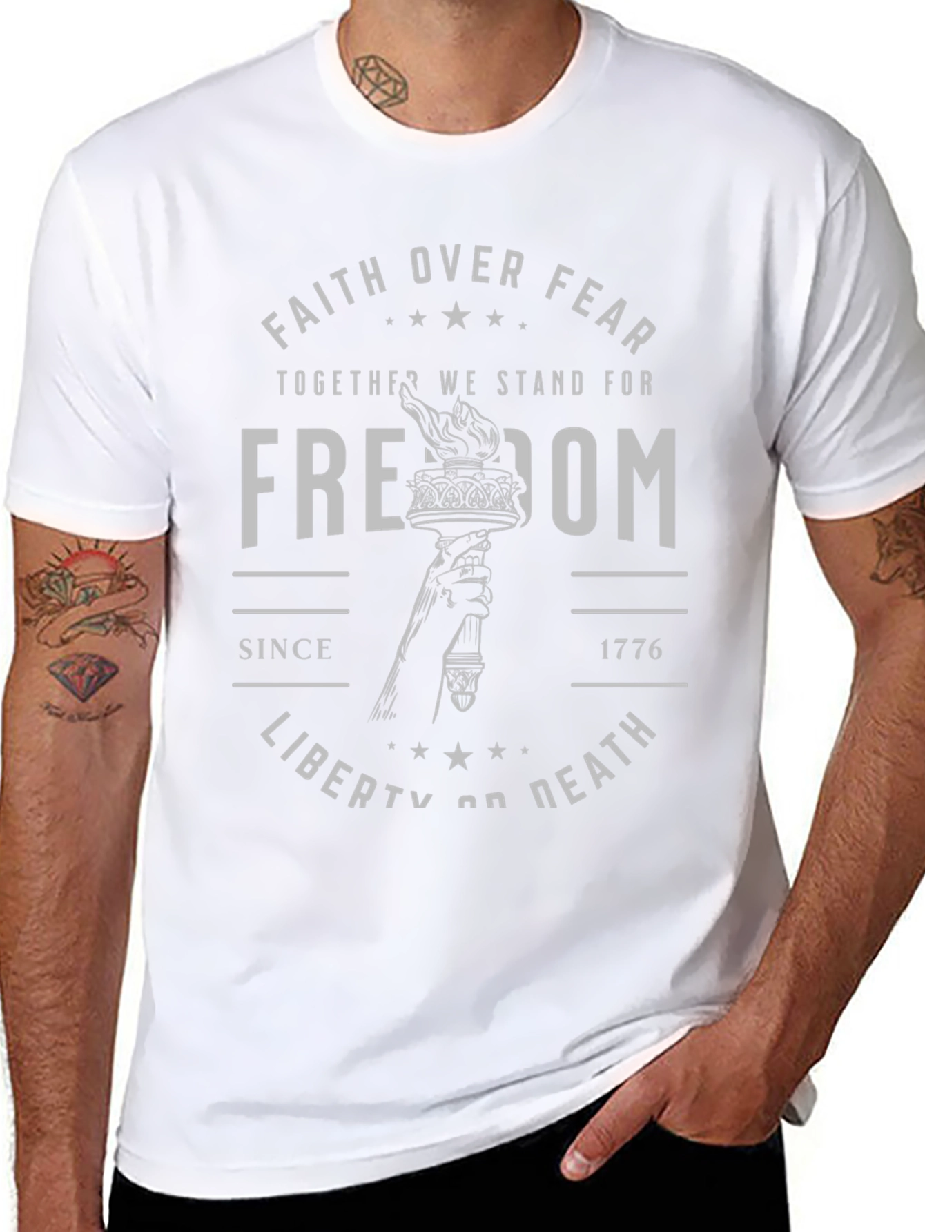 Faith Over Fear Freedom Graphic Tee