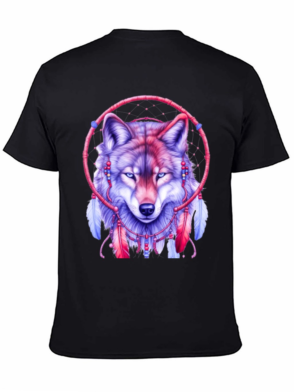 Wolf Dreamcatcher Graphic T-Shirt