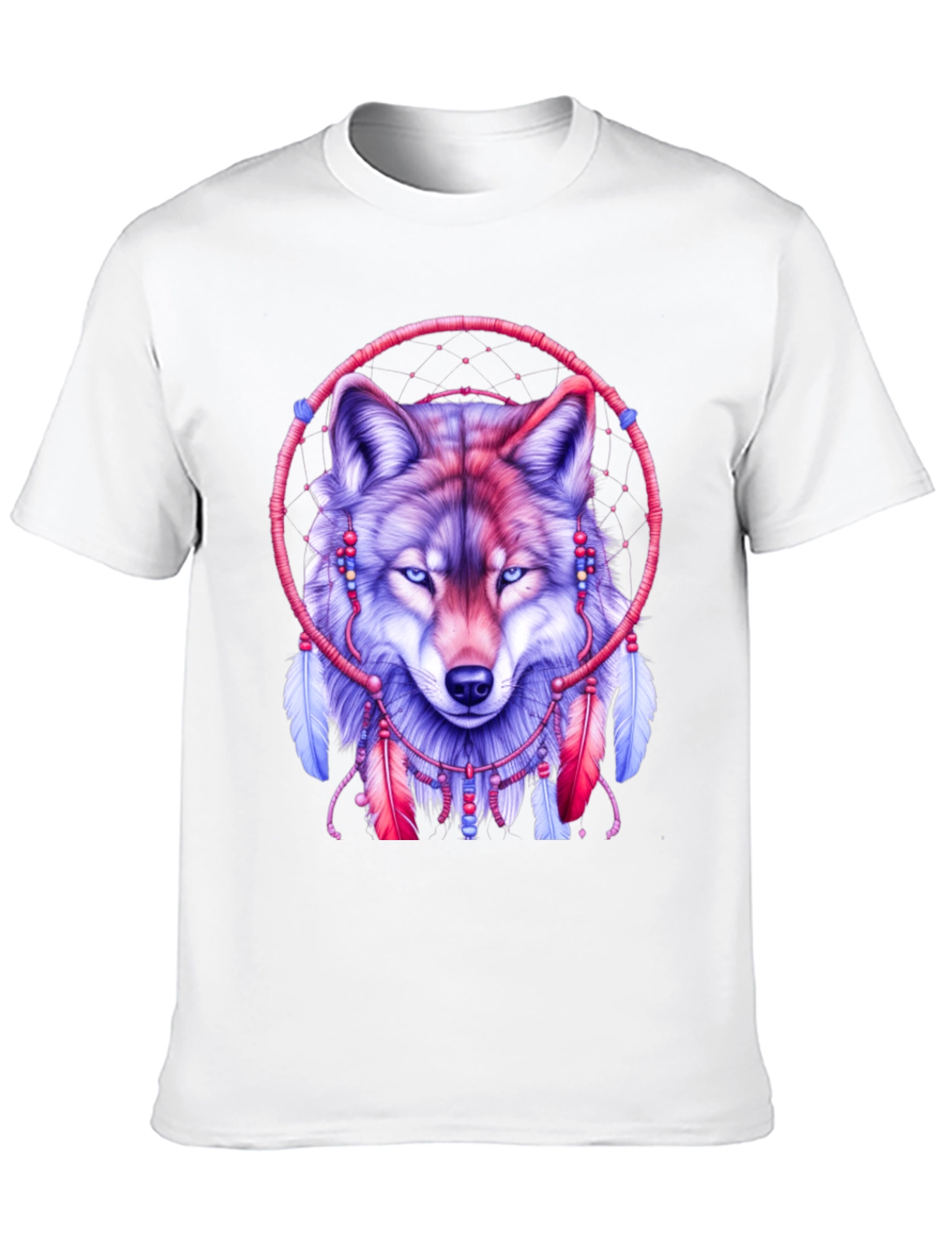 Wolf Dreamcatcher Graphic T-Shirt