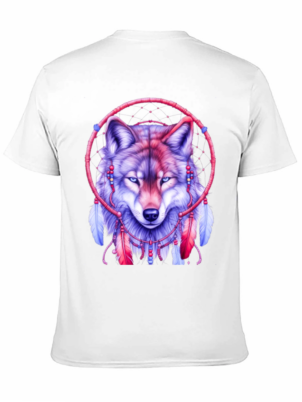 Wolf Dreamcatcher Graphic T-Shirt