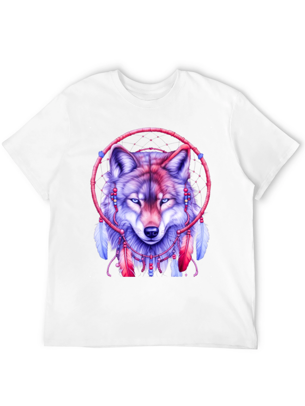 Wolf Dreamcatcher Graphic T-Shirt