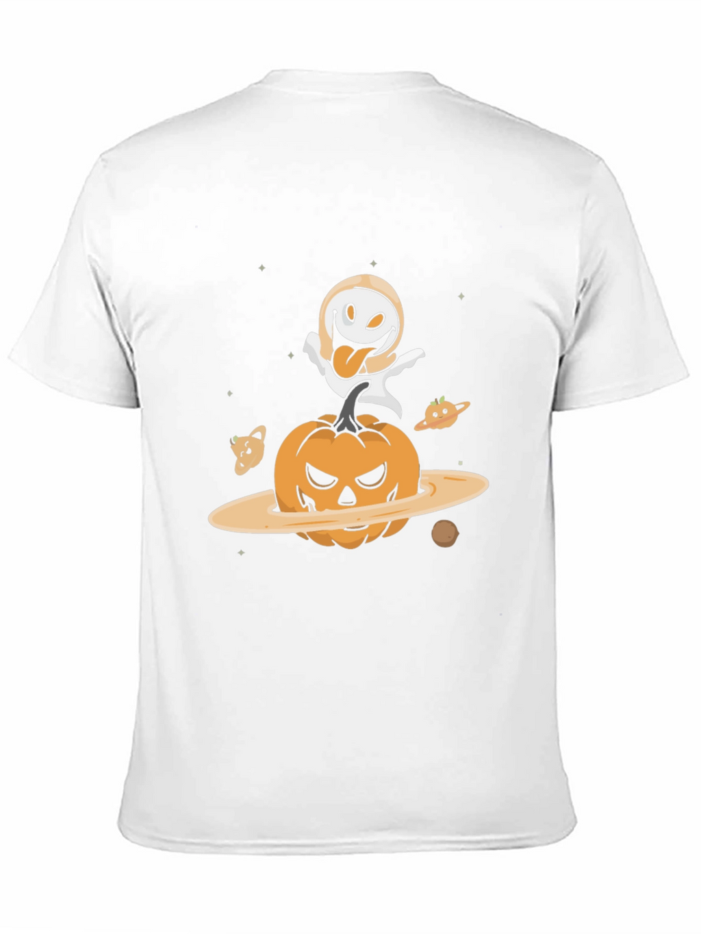 Halloween Pumpkin Planet Graphic Tee