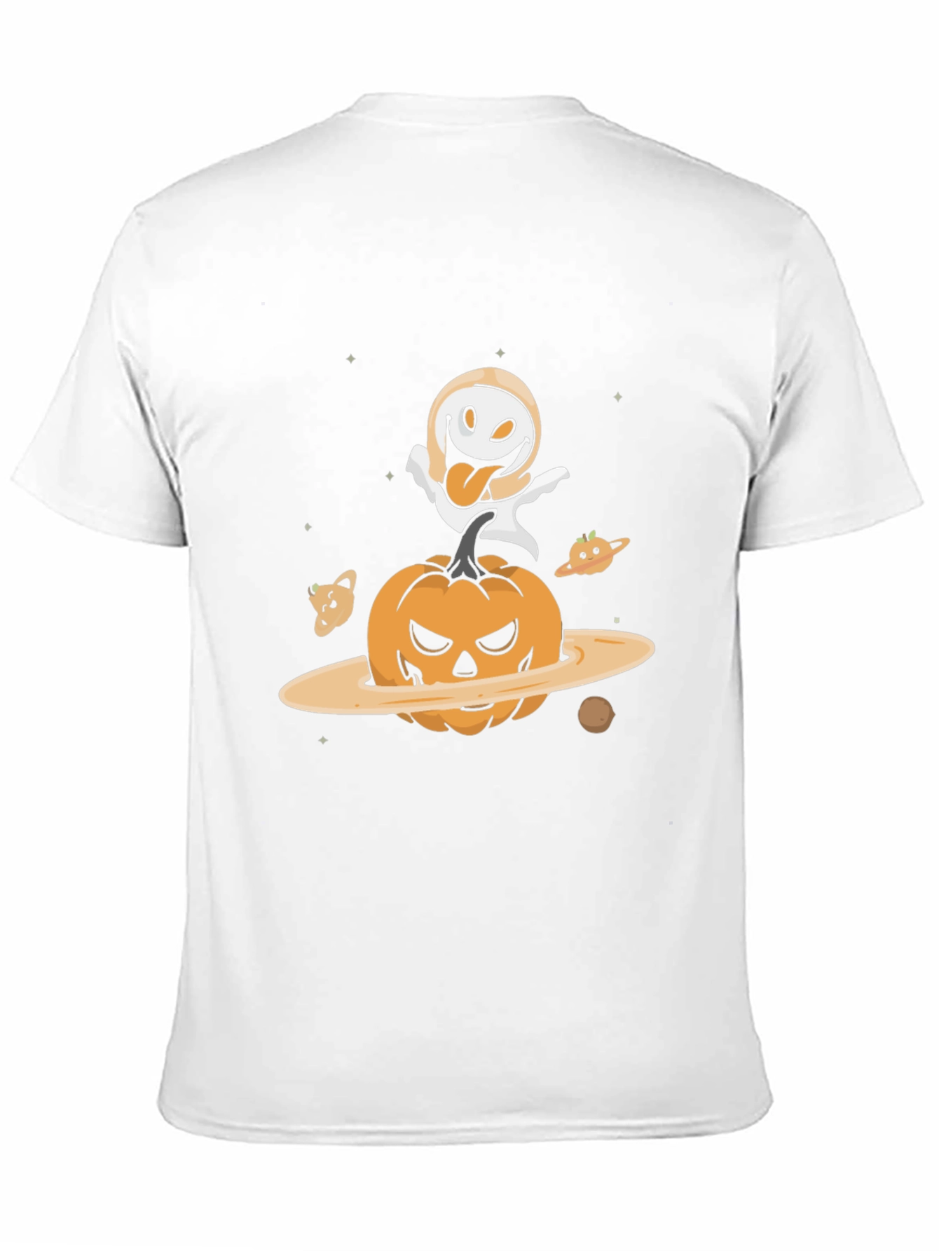 Halloween Pumpkin Planet Graphic Tee