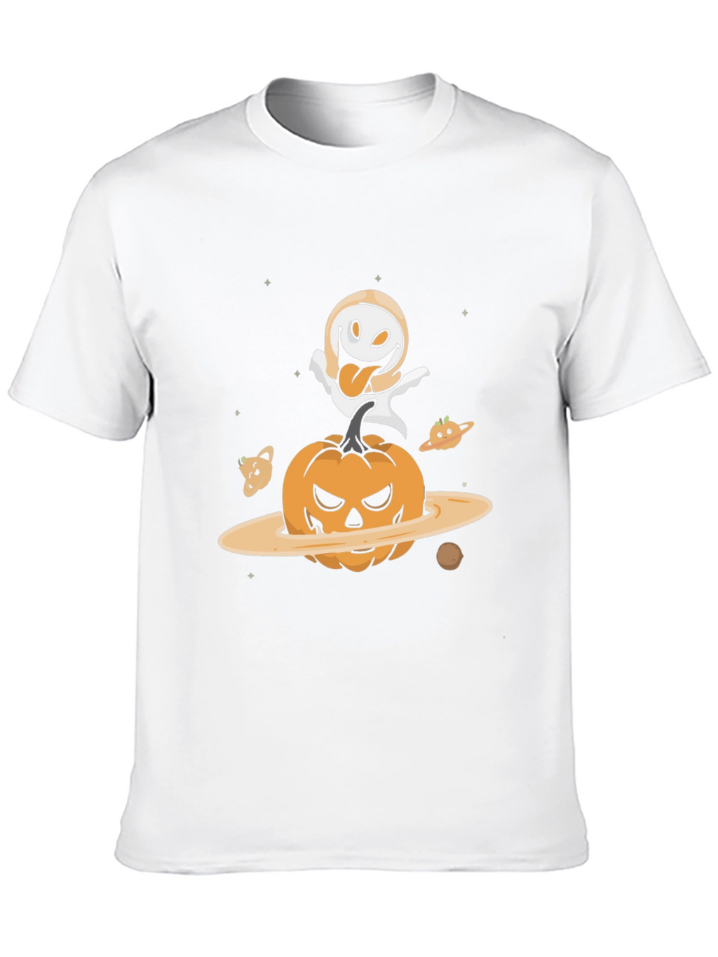 Halloween Pumpkin Planet Graphic Tee