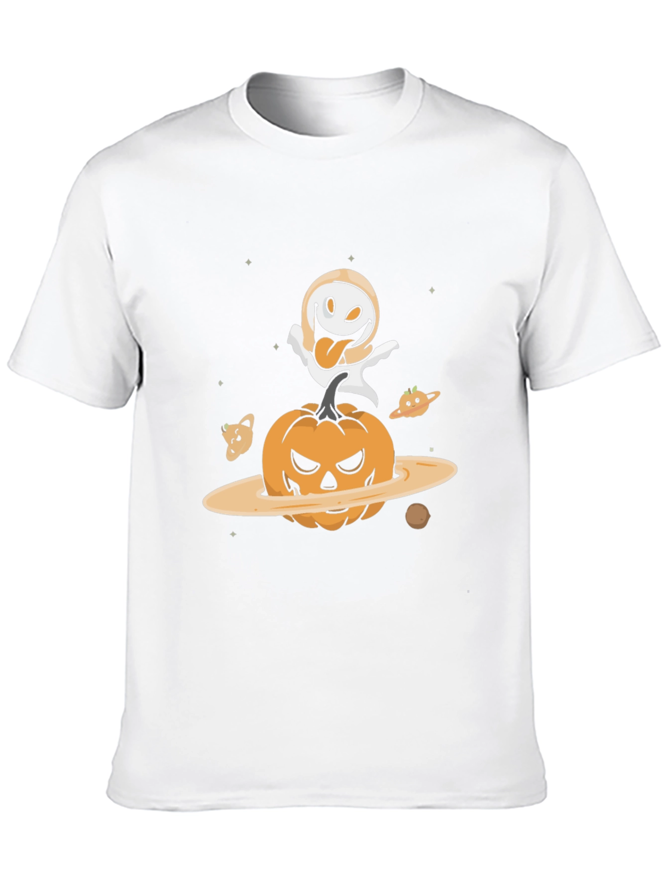Halloween Pumpkin Planet Graphic Tee