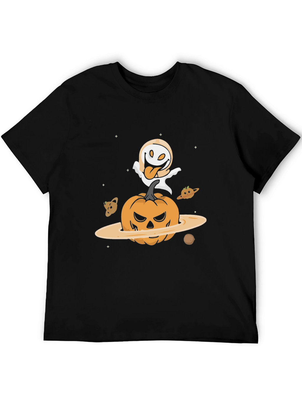 Halloween Pumpkin Planet Graphic Tee