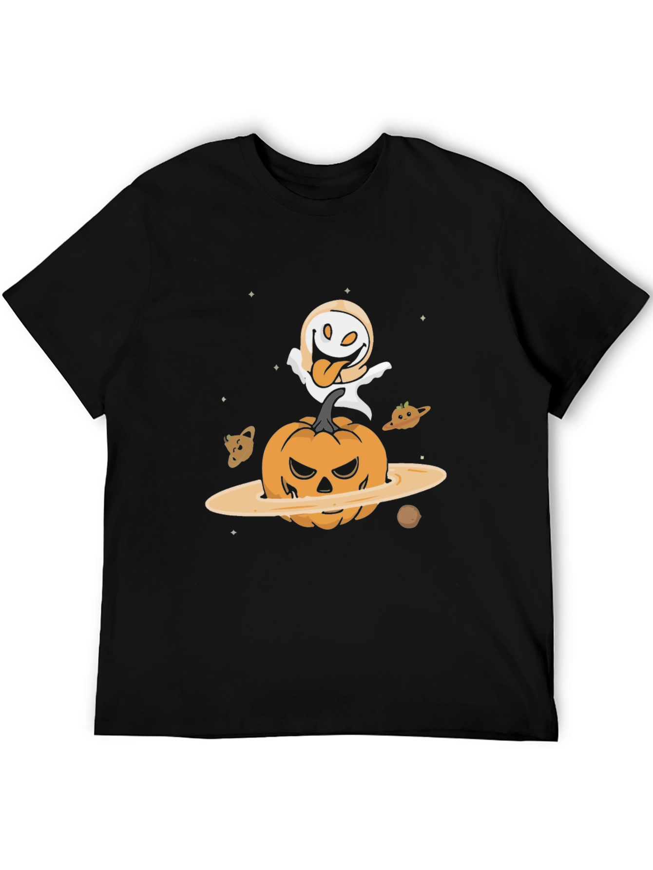 Halloween Pumpkin Planet Graphic Tee