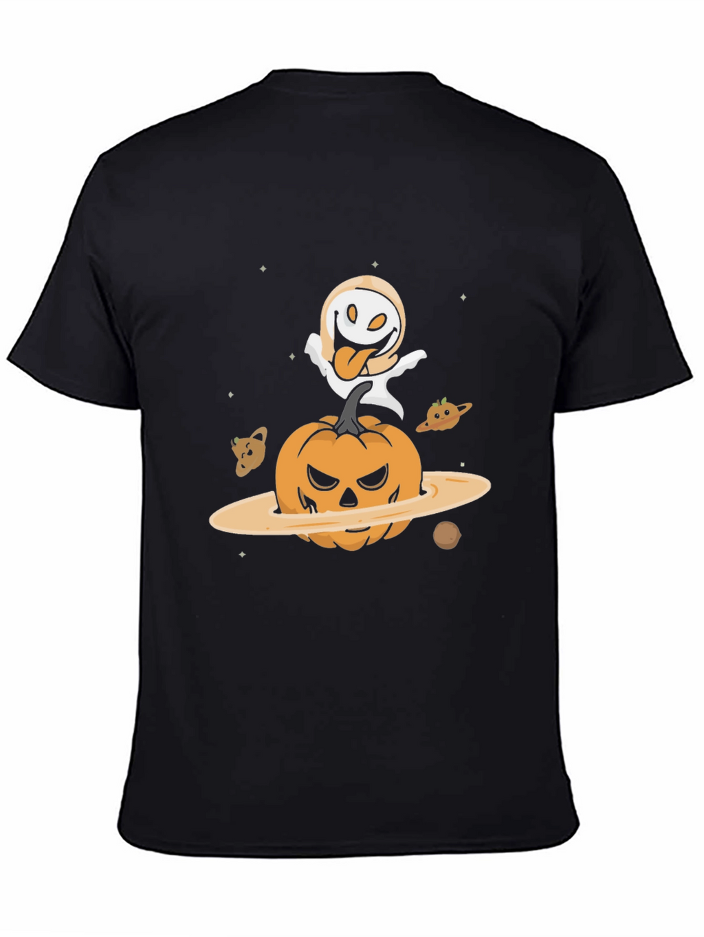 Halloween Pumpkin Planet Graphic Tee