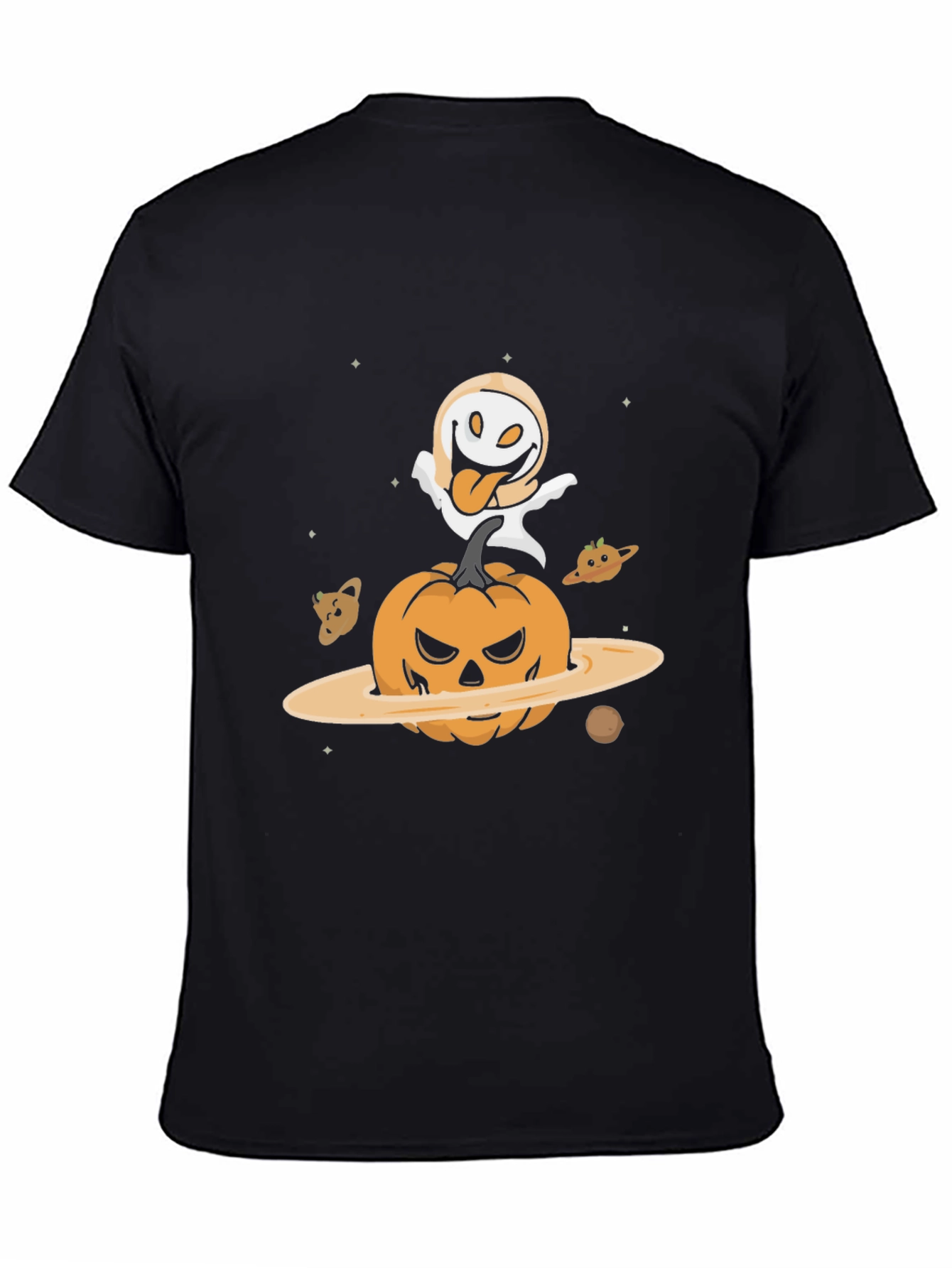 Halloween Pumpkin Planet Graphic Tee