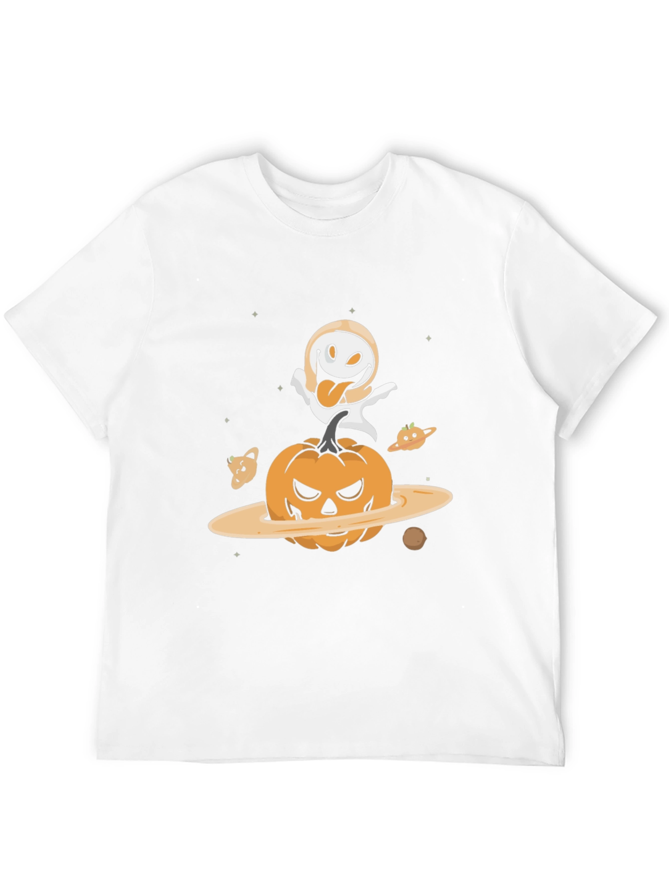 Halloween Pumpkin Planet Graphic Tee
