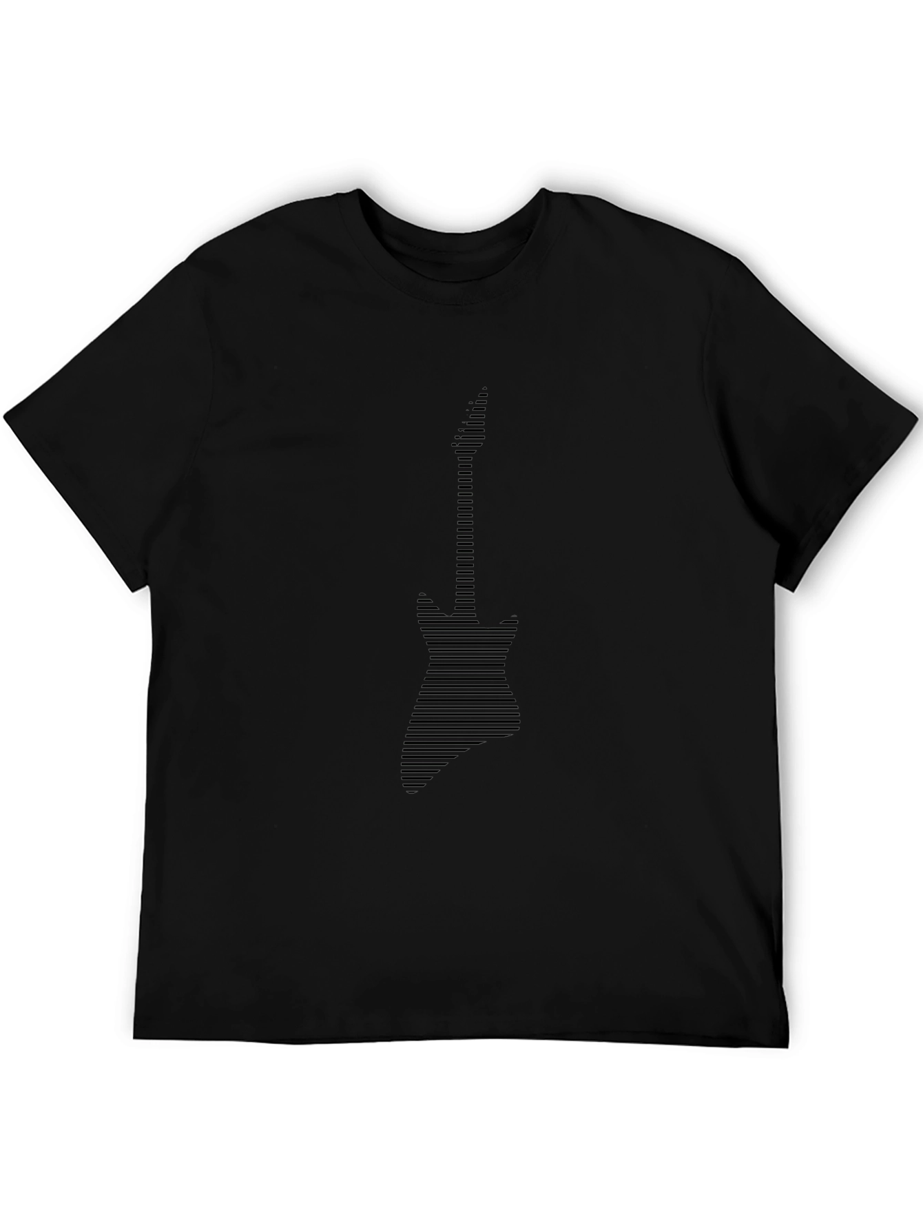 Abstract Guitar Graphic Tee - Modern Musician T-Shirt